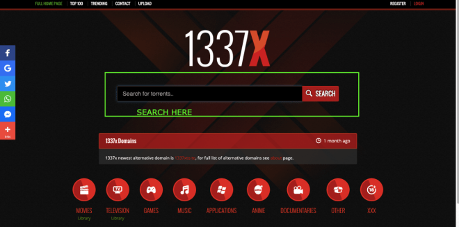 13377x search engine