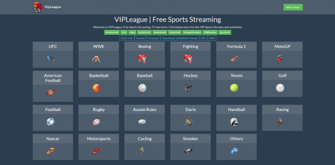 VIP League - Stream2watch alternatives